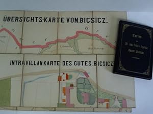 Karten des Dr. Armin Freiherr v. Popperschen Gutes Bicsicz. Intravillan-Karte des Gutes Bicsicz. ...