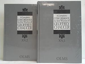 Bild des Verkufers fr A Complete Concordance to the Works of Geoffrey Chaucer. 2 Bnde zum Verkauf von Celler Versandantiquariat