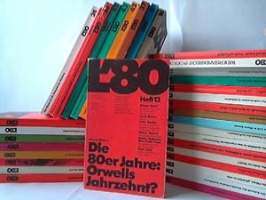 L'80. Demokratie und Sozialismus. Politische und literarische Beiträge. Heft 13-46 und 1 Zusatzhe...