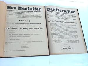 Nachrichten der Fachgruppe der Sargtischler und Bestatter im Reichsinnungsverband des Tischlerhan...
