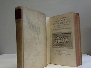 Image du vendeur pour Epigrammata ad optimas editiones collata studills Societatis Bipontine. Volume 1 und 2. 2 Bnde mis en vente par Celler Versandantiquariat