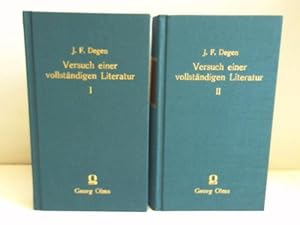 Bild des Verkufers fr Versuch einer vollstndigen Literatur der deutschen bersetzungen der Rmer, Erste Abteilung, A - J / Zweite Abteilung K-V. Zusammen 2 Bnde zum Verkauf von Celler Versandantiquariat