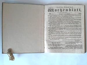 Image du vendeur pour Grflich Erbachisches Wochen-Blatt fr das Jahr 1838. 52 Ausgaben in einem mis en vente par Celler Versandantiquariat