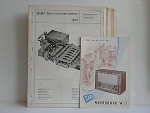 Imagen del vendedor de 37 Service-Instructions (Anleitungen), Service-Schaltbilder und Ersatzteillisten fr Radio-Gerte a la venta por Celler Versandantiquariat