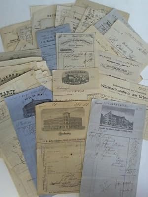 Sammlung von 43 historischen Rechnungen