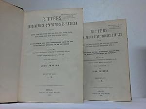 Seller image for Ritters Geographisch-Statistisches Lexikon ber die Erdteile, Lnder, Meere, Buchten, Hfen, Seen, lsse, Inseln, Staaten, Stdte, Flecken for sale by Celler Versandantiquariat