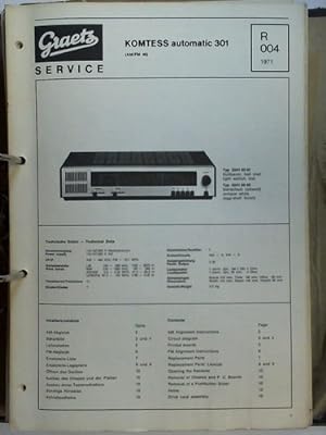 Sammlung von ca. 60 Heften: Kundendienst und Reparaturdienst-Listen - Radio / Fernsehen