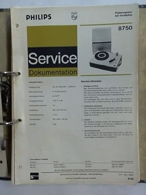 Sammlung von ca. 30 Service Manuals - Phonogeräte