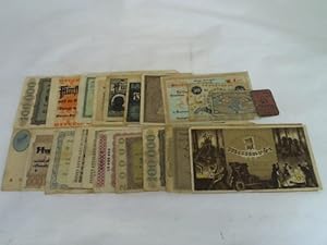 Bild des Verkufers fr (Deutsches Reich- Banknoten): 21 Inflationsbanknoten aus dem Ruhrgebiet zum Verkauf von Celler Versandantiquariat