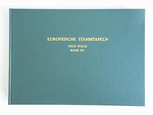 Bild des Verkufers fr Europische Stammtafeln. Stammtafeln zur Geschichte der europischen Staaten, Neue Folge, Band XV: La Bourgogne au Moyen Age zum Verkauf von Celler Versandantiquariat