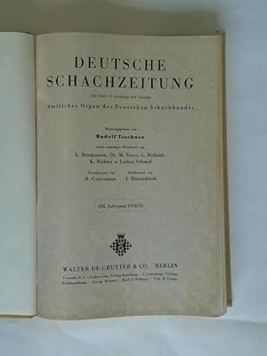 Seller image for 104. Jahrgang 1954/55 Nr. 1 bis 15 in einem Band for sale by Celler Versandantiquariat
