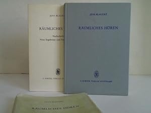 Immagine del venditore per Rumliches Hren / Nachschrift. Neue Ergebnisse und Trends seit 1972. 2 Bnde venduto da Celler Versandantiquariat