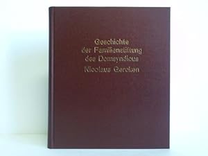 Geschichte der Familienstiftung des Domsyndicus Nicolaus Gercken