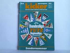 Deutschlands grösste Sportzeitung. Sondernummer: Alles über die Bundesliga 71/72. Regionalliga, E...