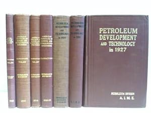 Bild des Verkufers fr Petroleum Development and Technology in 1925 bis 1929, 1934, 1937 und 1948. 7 Bnde zum Verkauf von Celler Versandantiquariat