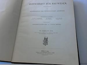 Bild des Verkufers fr Zeitschrift fr Bauwesen zum Verkauf von Celler Versandantiquariat