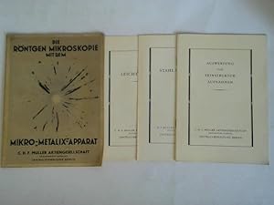 Image du vendeur pour Die Rntgen Mikroskopie mit dem Mikro-Metalix-Apparat. 3 Hefte mis en vente par Celler Versandantiquariat