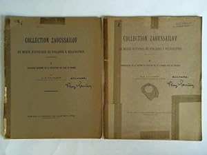 Bild des Verkufers fr Sammlung Zaoussailov im Finnischen Historischen Museum in Helsinki, Band I: Werkverzeichnis der bronzezeitlichen Sammlung / Band II: Monographie des Abschnitts der Eisenzeit und des Zeitalters von Bolgary = Collection Zaoussailov au Muse Historique de Finnlande a Helsingfors, I. Catalogue Raisonn de la Collection de L'Age du Bronze; II. Monographie de la Section de L'Age du fer et L'poque dite de Bolgary = Zausailovin Kokoelma Suomen Kansallismuseossa Helsingiss, I Selostava Luettelo Pronssikautisista Kokoelmista; II. Selostava Esitys Rautakauden Ja Bolgary-Ajan Kokoelmista. Zusammen 2 Bnde zum Verkauf von Celler Versandantiquariat