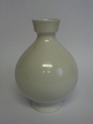 Porzellan-Vase, altweiß