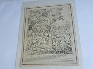 Immagine del venditore per Rettung der Uhlanen durch Jacob Fleischer vom keichten Bataillon Rubenitz No. 12 am 20. M�rz 1799. Radierung um 1820 venduto da Celler Versandantiquariat