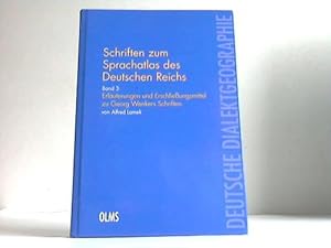 Bild des Verkufers fr Erluterungen und Erschlieungsmittel zu Georg Wenkers Schriften zum Verkauf von Celler Versandantiquariat