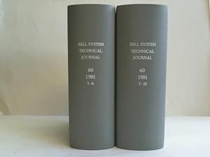 Bild des Verkufers fr Volume 60. Year 1981. Index and Contents. No. 1-10 in two volumes zum Verkauf von Celler Versandantiquariat