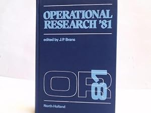 Operational Research '81. Proceedings of the Ninth IFORS International Conference on Operational ...