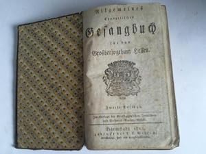 Bild des Verkufers fr Allgemeines evangelisches Gesangbuch fr das Groherzogthum Hessen zum Verkauf von Celler Versandantiquariat