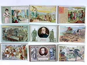Image du vendeur pour 86 farbige chromolithographische Kaufmannsbilder mis en vente par Celler Versandantiquariat