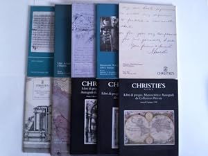 Image du vendeur pour Sammlung von 10 Autographen, Manuskripten und Dokumenten-Katalogen mis en vente par Celler Versandantiquariat