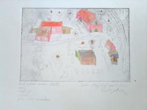 Image du vendeur pour Architektur meiner Mutter - Handcolorierte Original-Radierung mis en vente par Celler Versandantiquariat