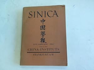 Seller image for Sinica. 17 Jahrgang 1942. Nr. 1 bis 6 for sale by Celler Versandantiquariat