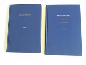 Imagen del vendedor de Kriegsschiffbau, Teil A: Theorie, Einstellung, Entwurf und B: Bau, Ausrstung, Einrichtung. 2 Bnde a la venta por Celler Versandantiquariat