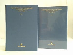 Bild des Verkufers fr Regesta Diplomatica nec non epistolaria Bohemiae et Moraviae (600 - 1346). I.1 (600 - 1234) und I.2 (1234 - 1346). 2 Bnde zum Verkauf von Celler Versandantiquariat
