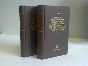 Bild des Verkufers fr Lexikon verstorbener baierischer Schriftsteller des 18. und 19. Jahrhunderts. 2 Bnde. zum Verkauf von Celler Versandantiquariat