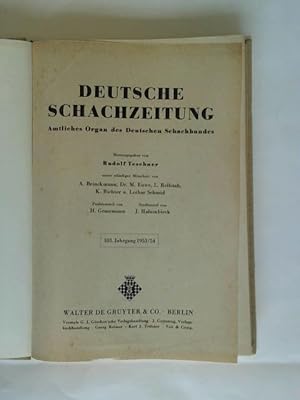Seller image for 103. Jahrgang 1953/54 Nr. 1 bis 12 in einem Band for sale by Celler Versandantiquariat
