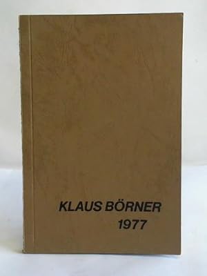 Klaus Börner 1977