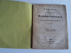 Image du vendeur pour Theorie acuter und chronischer Krankheitsformen nach dem homopathischen Heilpincip mis en vente par Celler Versandantiquariat