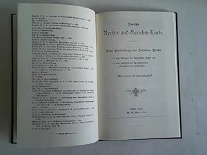 Deutsche Rechts- und Gerichtskarte 1896