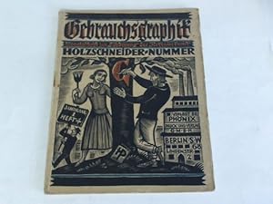 Bild des Verkufers fr Gebrauchsgraphik Holzschneider. Monatsschrift zur Frderung knstlerischer Reklame. Erster Jahrgang 1924, Nummer 4 zum Verkauf von Celler Versandantiquariat