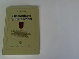 Bild des Verkufers fr Ortslexikon Sudetenland zum Verkauf von Celler Versandantiquariat