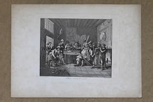 Image du vendeur pour 1 originaler Kupferstich: Falstaff examining his recruits. Blatt 83 mis en vente par Celler Versandantiquariat