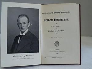 Image du vendeur pour Gerhart Hauptmann. Eine Skizze mis en vente par Celler Versandantiquariat