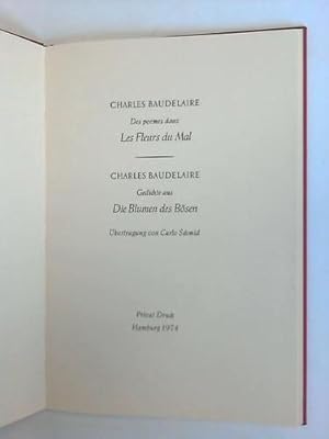 Des poemes dans Les Fleurs du Mal / Gedichte aus Die Blumen des Bösen