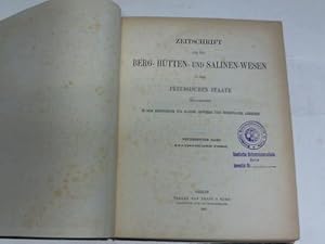 Image du vendeur pour Band 19/Band 20. Statistischer Theil. 2 Teile in einem Band mis en vente par Celler Versandantiquariat