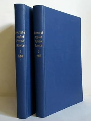 Bild des Verkufers fr Journal of Applied Polymer Science - Volume I/1959, Number 1 - 3, (January - June) / Volume II/1959, Number 4 - 6, (July - December). Zusammen in 2 Bnden zum Verkauf von Celler Versandantiquariat