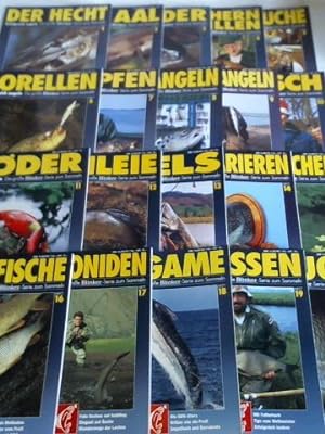 Erfolgreich angeln - Die große Blinker-Serie zum Sammeln, Heft 1 bis 20. Zusammen 20 Hefte