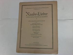 Gedichte Wilhelm Raabes. Für Gesang und Klavier