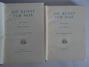 Imagen del vendedor de Die Kunst fr alle - 22. Jahrgang 1906 - 1907 / 23. Jahrgang 1907 - 1908. Zusammen 2 Bnde a la venta por Celler Versandantiquariat