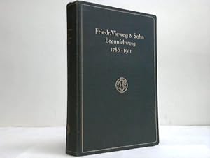 Image du vendeur pour Verlagskatalog von Friedr. Vieweg & Sohn in Braunschweig 1786 - 1911 mis en vente par Celler Versandantiquariat